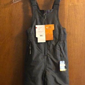 Grey Boys Snow Suit/Bib